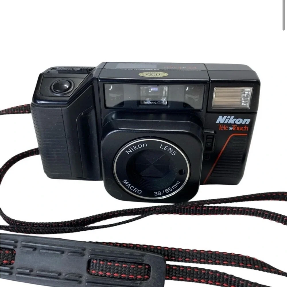 Nikon Tele Touch L35TWAF Point & Shoot 35mm Film Camera Macro Dual Lens